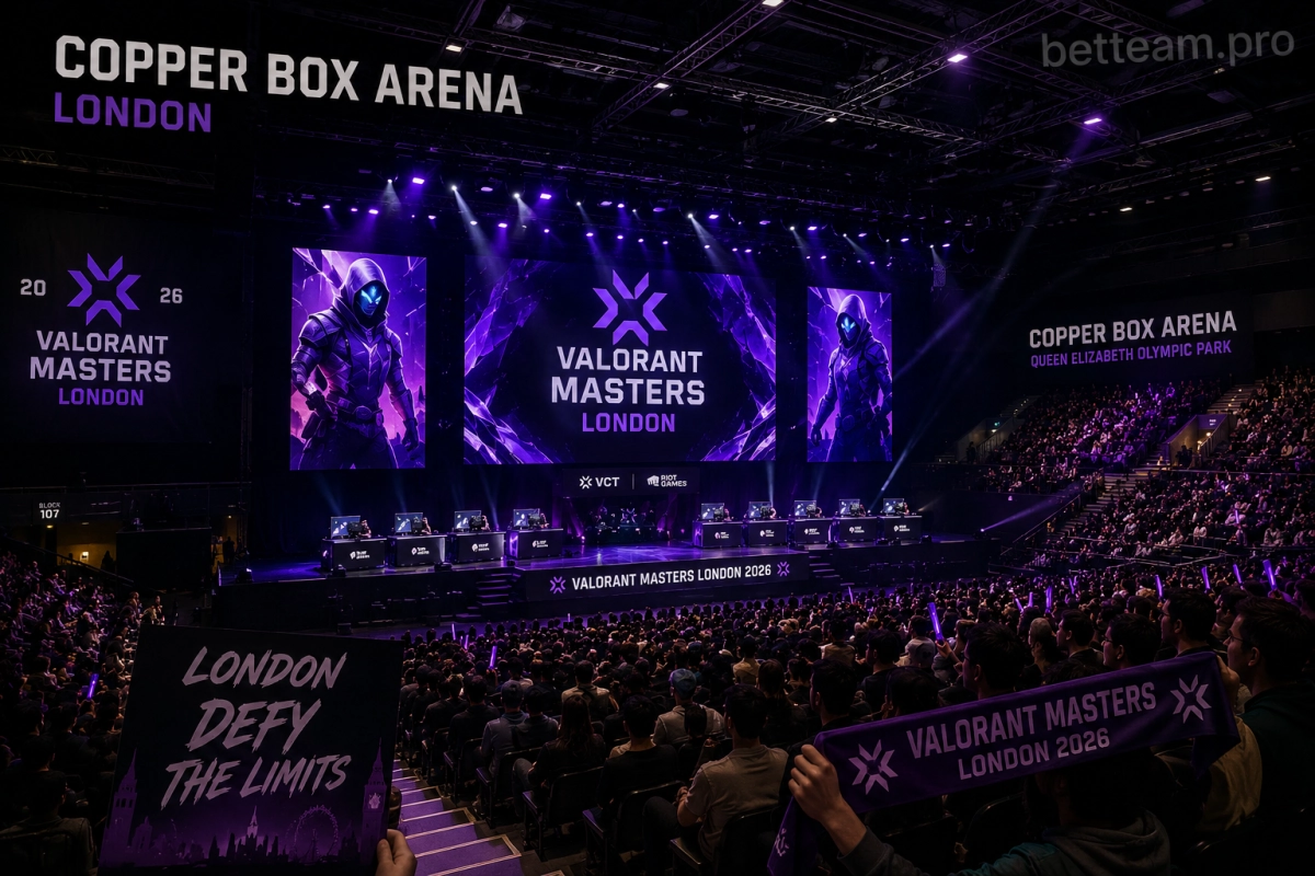 Copper Box Arena Лондон &mdash; площадка VALORANT Masters London 2026