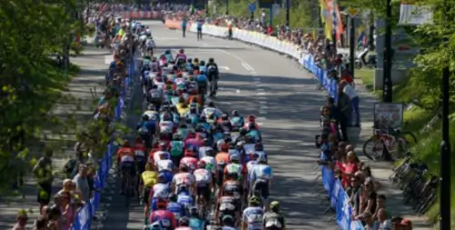 Подъем Cauberg на трассе Amstel Gold Race