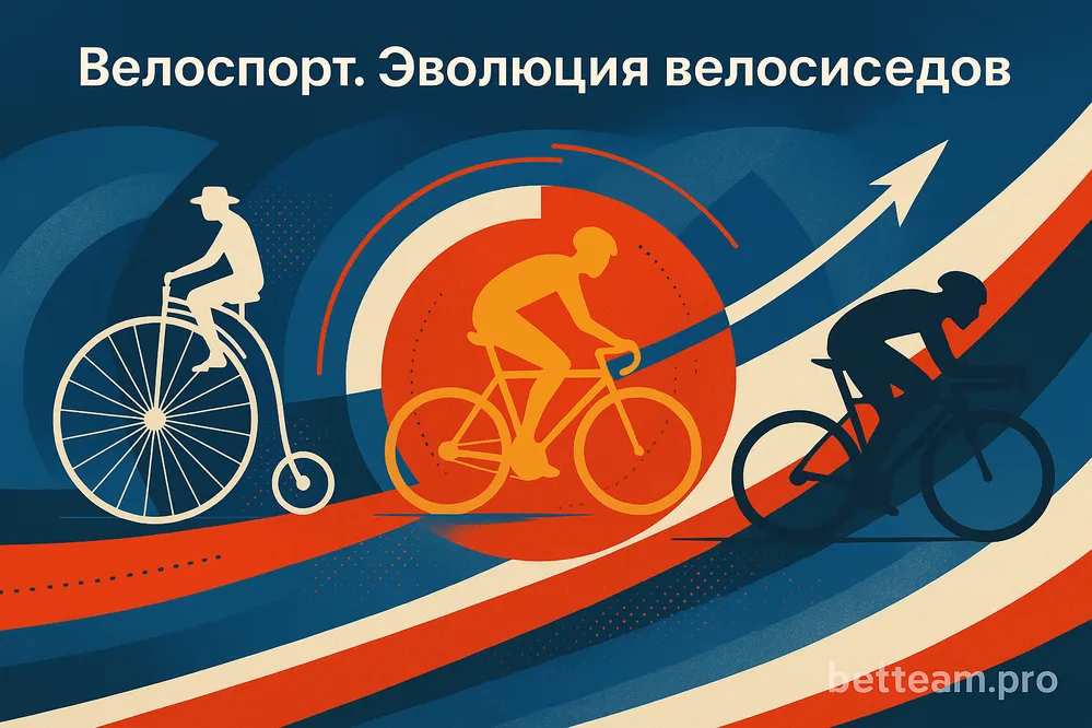 Велоспорт. Эволюция велосипедов на Betteam.pro