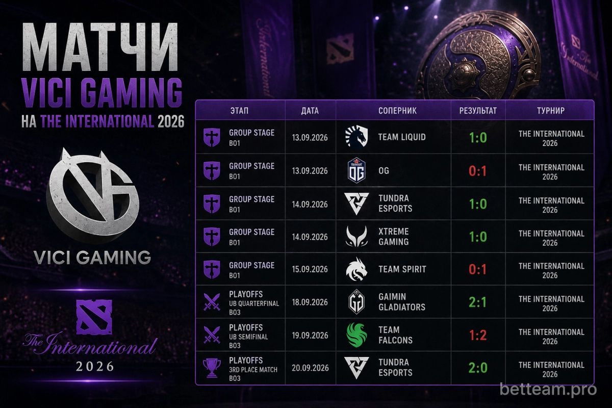 Сильные стороны Vici Gaming на The International 2026