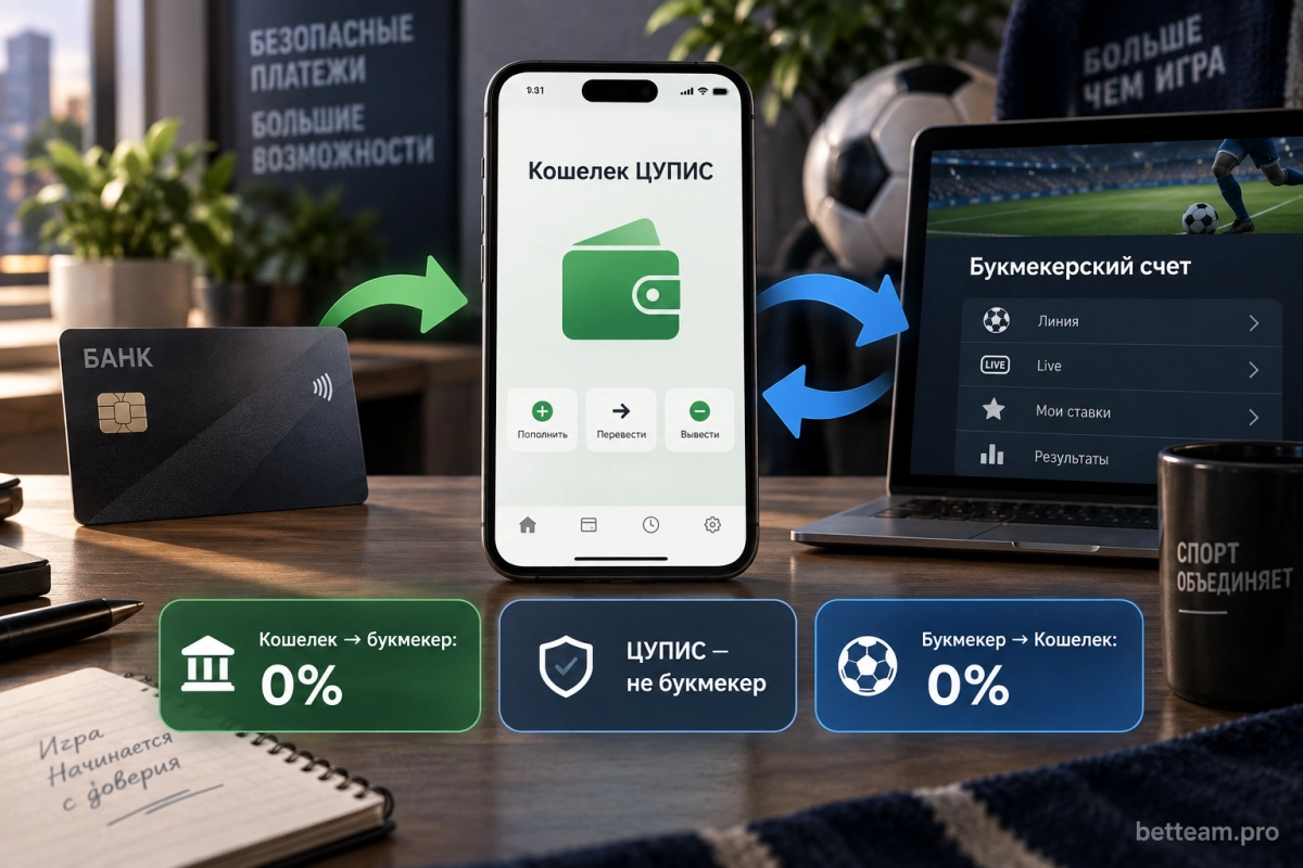Как Единый ЦУПИС переводит деньги букмекерам