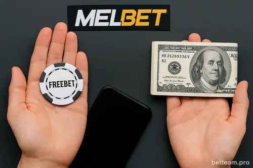 разница между фрибетом и бонусными деньгами в Melbet