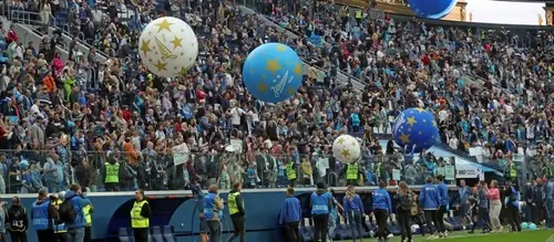 Матчдэй и атмосфера болельщиков Зенита