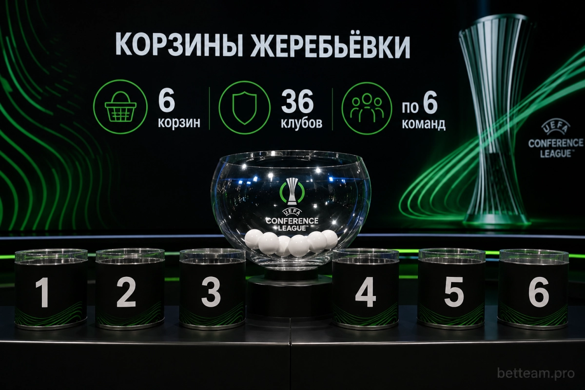 Корзины жеребьёвки Лиги конференций 2026/27