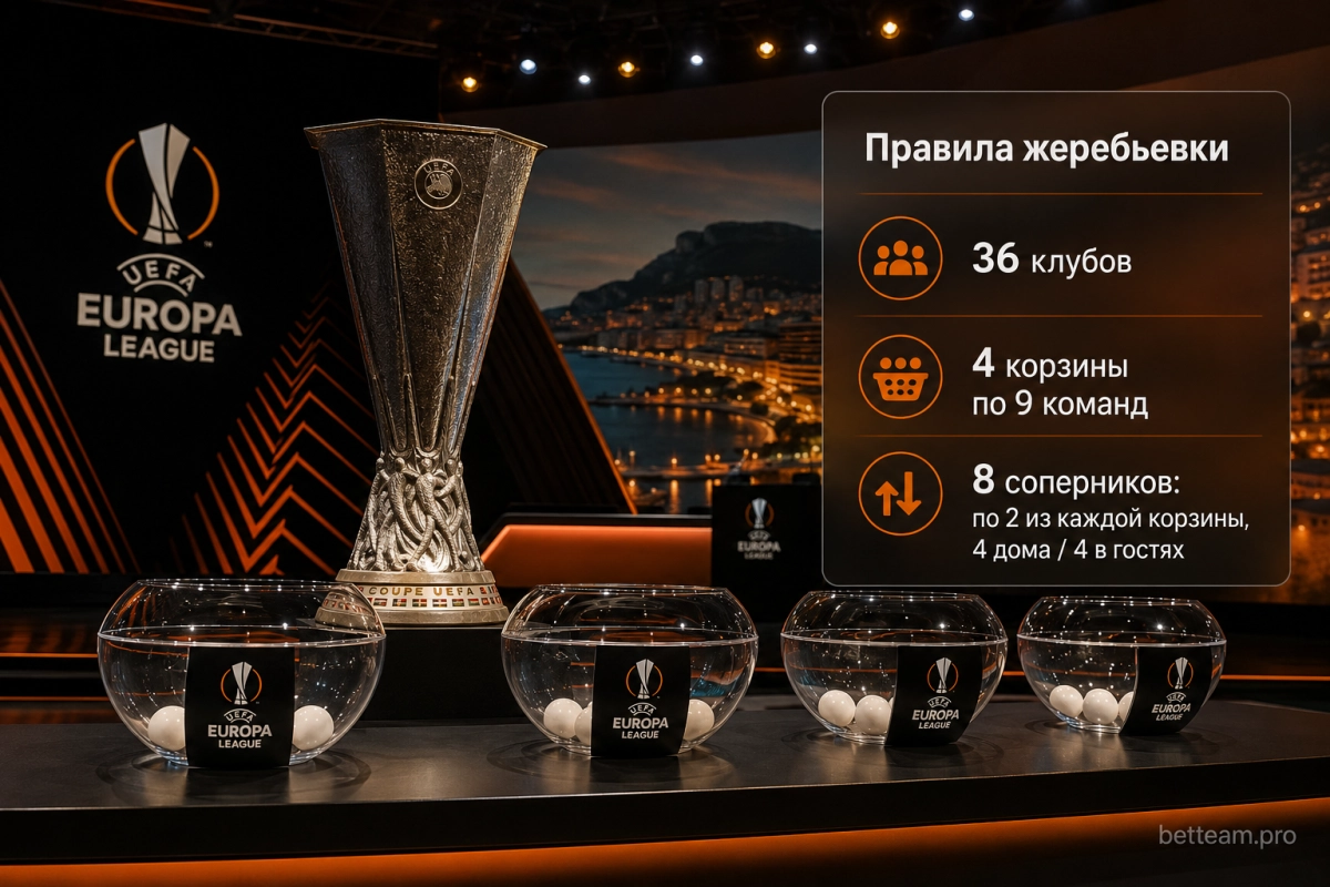 Правила жеребьевки общего этапа Лиги Европы