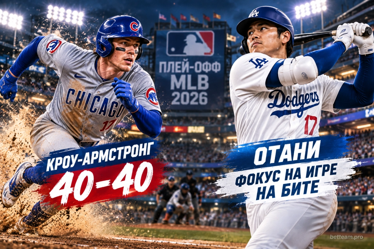 Пит Кроу-Армстронг и Сёхэй Отани &mdash; звёзды плей-офф MLB 2026