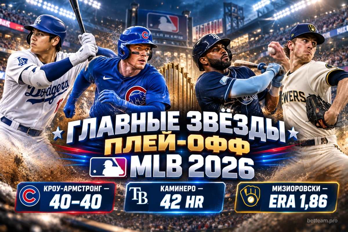 Главные звёзды плей-офф MLB 2026