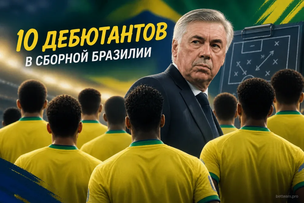 Анчелотти вызвал 10 дебютантов в сборную Бразилии после ЧМ-2026