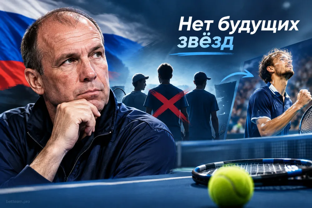 Андрей Чесноков не видит будущих звёзд в мужском теннисе России