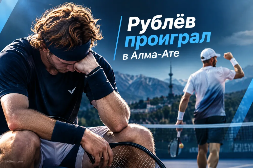Андрей Рублёв проиграл Маннарино и не вышел в четвертьфинал Алма-Аты