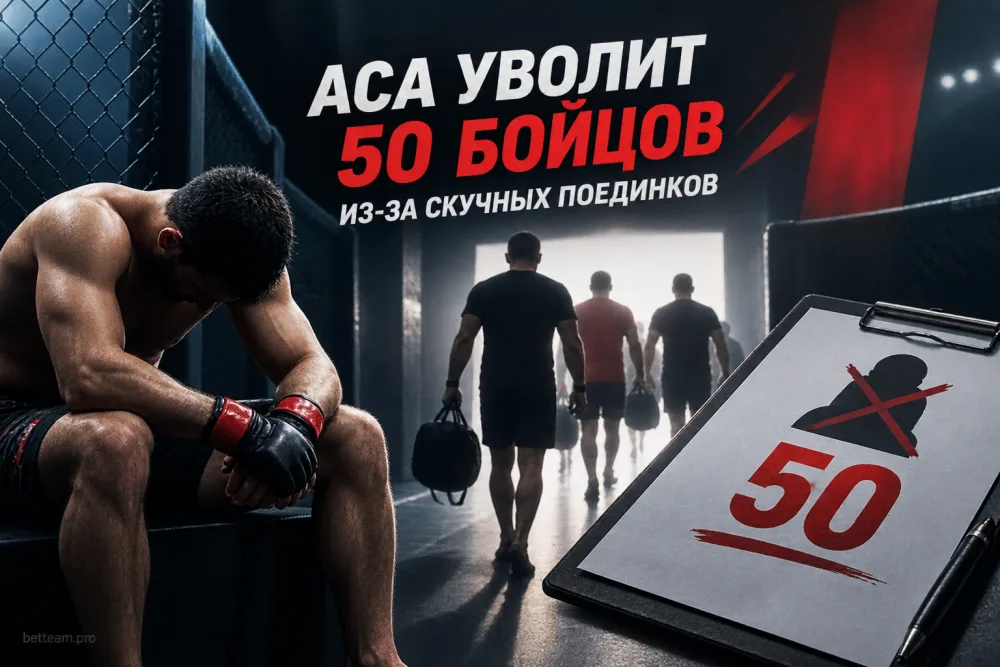 АСА уволит 50 бойцов из-за скучных поединков