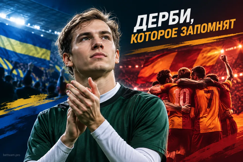 Батраков получил аплодисменты в дерби, а «Галатасарай» вернулся на первое место