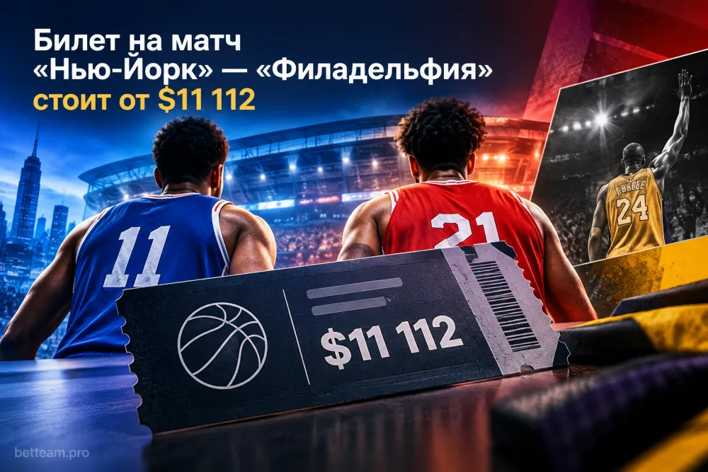 Билет на матч «Нью-Йорк» — «Филадельфия» стоит от $11 112
