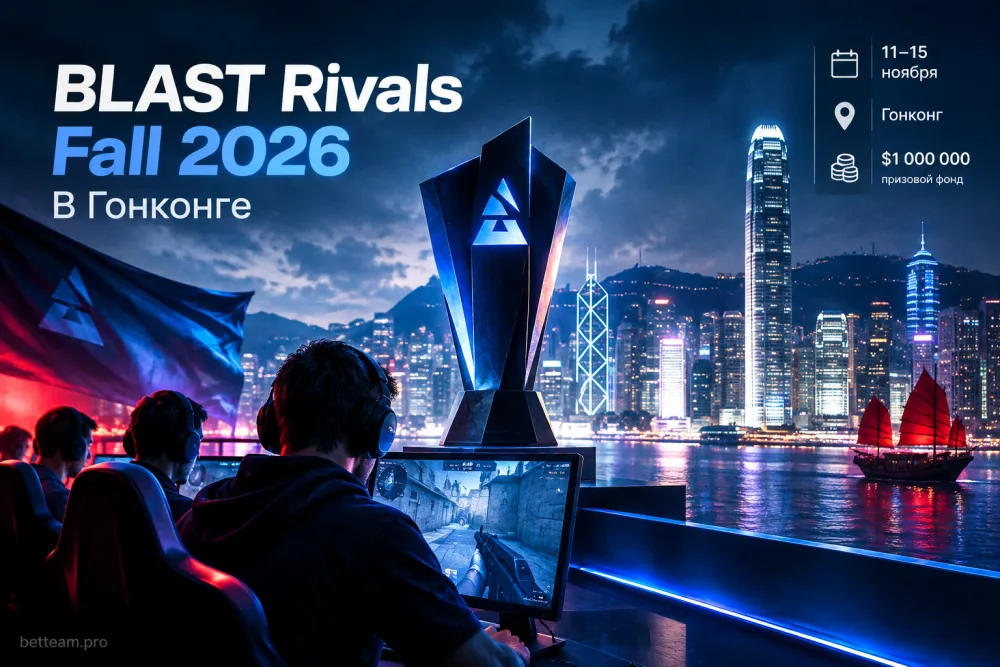 BLAST Rivals Fall 2026 соберёт восемь команд в Гонконге