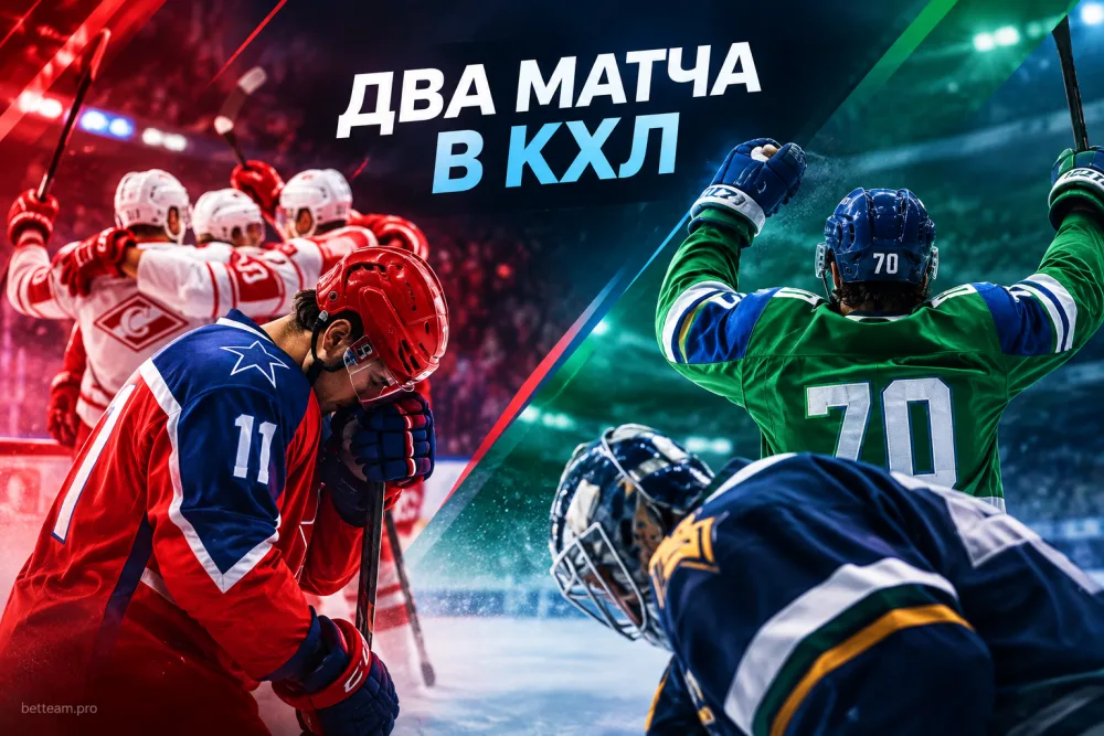 ЦСКА уступил «Спартаку», а «Салават Юлаев» обыграл «Металлург»
