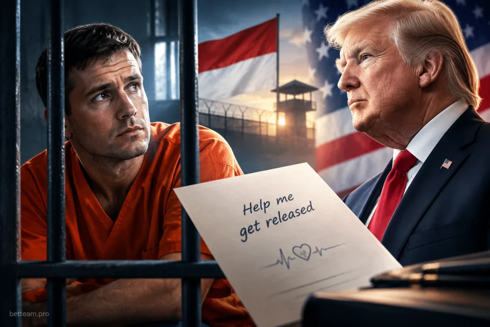Джаред Шоу попросил Дональда Трампа помочь освободиться из тюрьмы в Индонезии