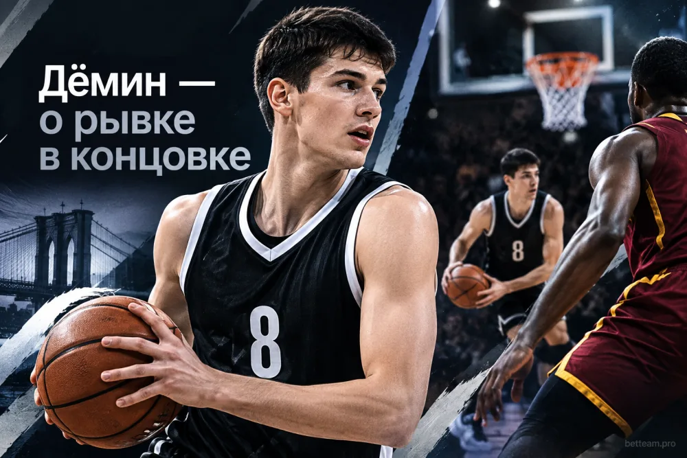 Егор Дёмин объяснил рывок «Бруклина» в концовке матча с «Кливлендом»