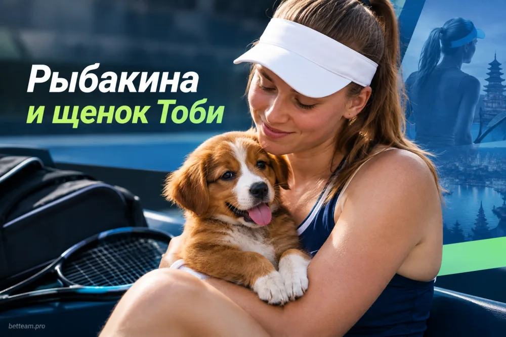 Елена Рыбакина показала поклонникам щенка Тоби