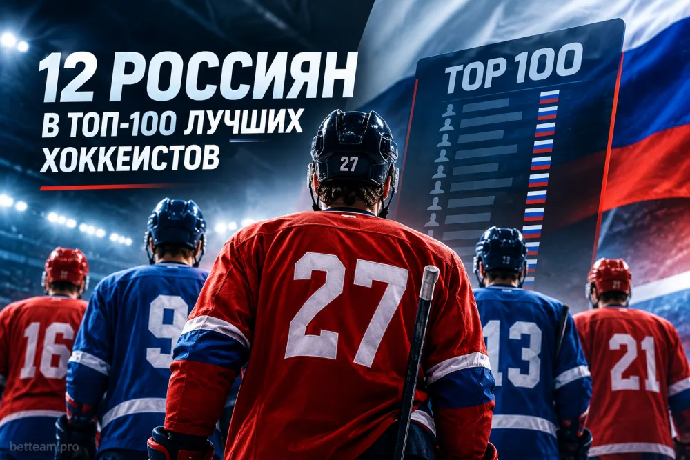 ESPN включил 12 россиян в рейтинг лучших хоккеистов на сезон-2026/2027