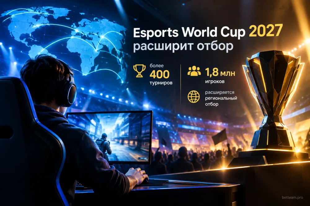 Esports World Cup 2027 расширит отбор: более 400 турниров и 1,8 млн игроков