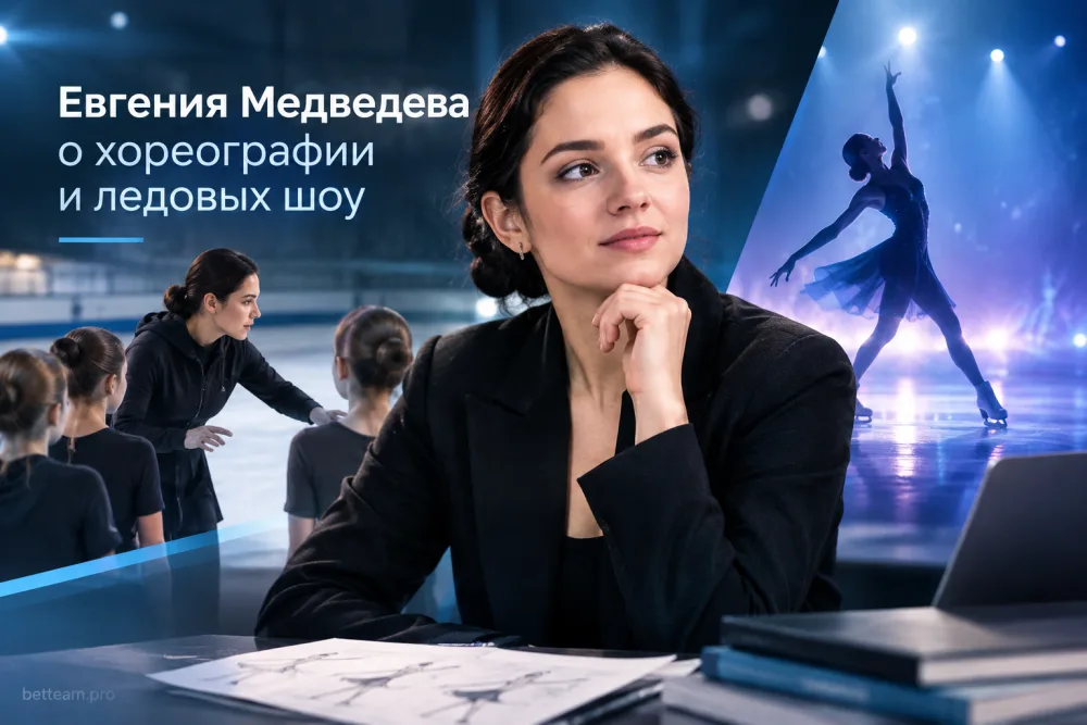 Евгения Медведева рассказала о работе хореографом и создании ледовых шоу
