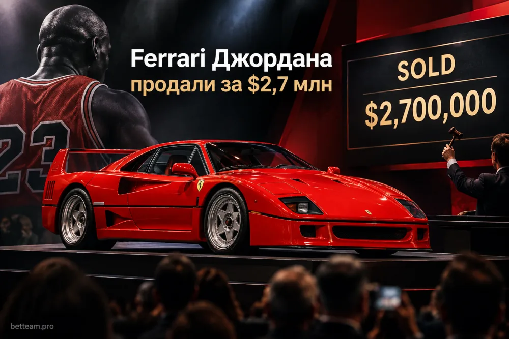 Ferrari Майкла Джордана продали за рекордные $2,7 млн
