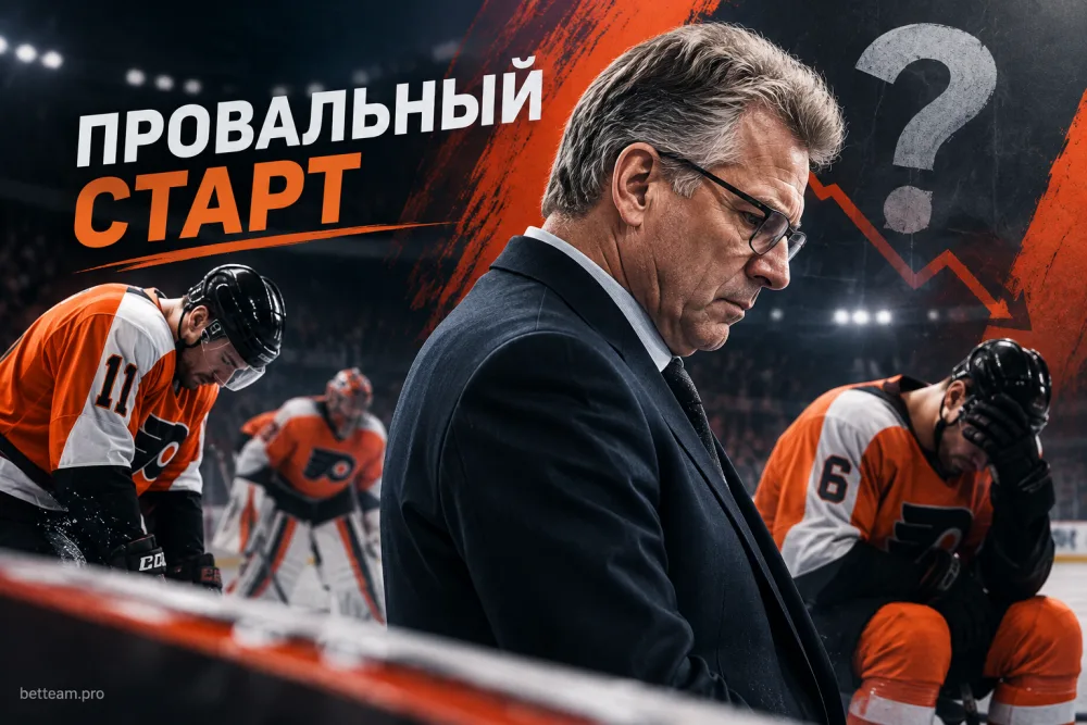 «Филадельфия» провалила старт НХЛ, и Рик Токкет оказался под вопросом