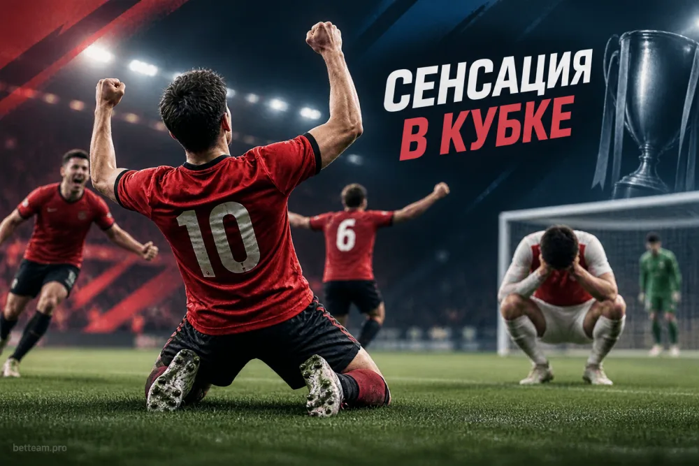 «Флитвуд Таун» выбил «Арсенал» из Кубка английской лиги