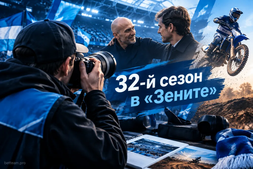 Фотограф «Зенита» рассказал о 32-м сезоне в клубе и дружбе со Спаллетти