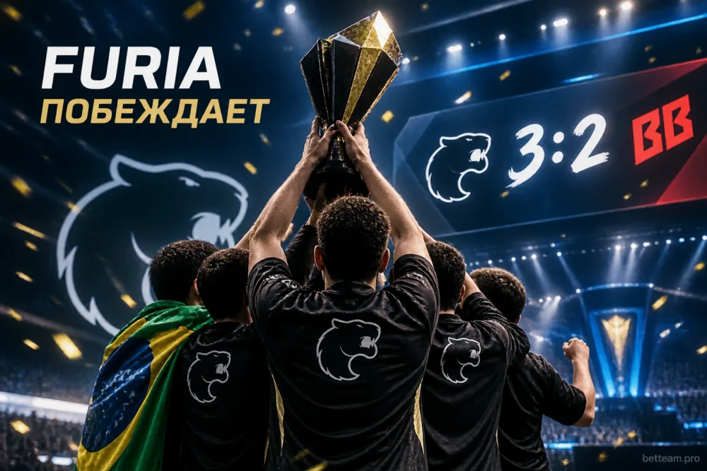 FURIA обыграла BetBoom Team в финале Thunderpick World Championship 2026