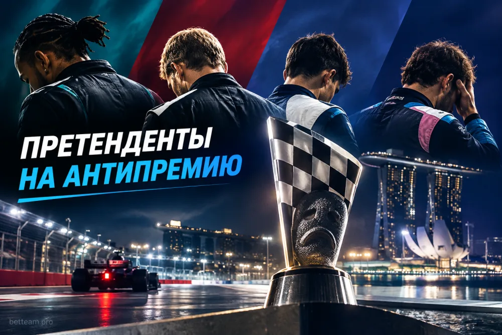 Хэмилтон, Боттас, Линдблад и Гасли — претенденты на антипремию