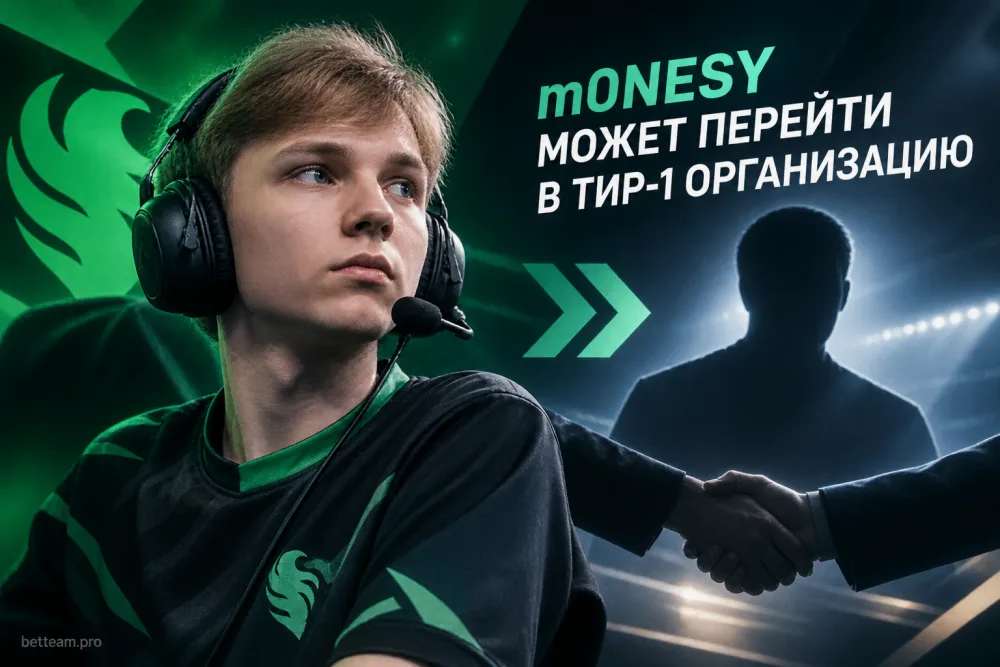 Илья m0NESY Осипов может перейти из Team Falcons в тир-1 организацию