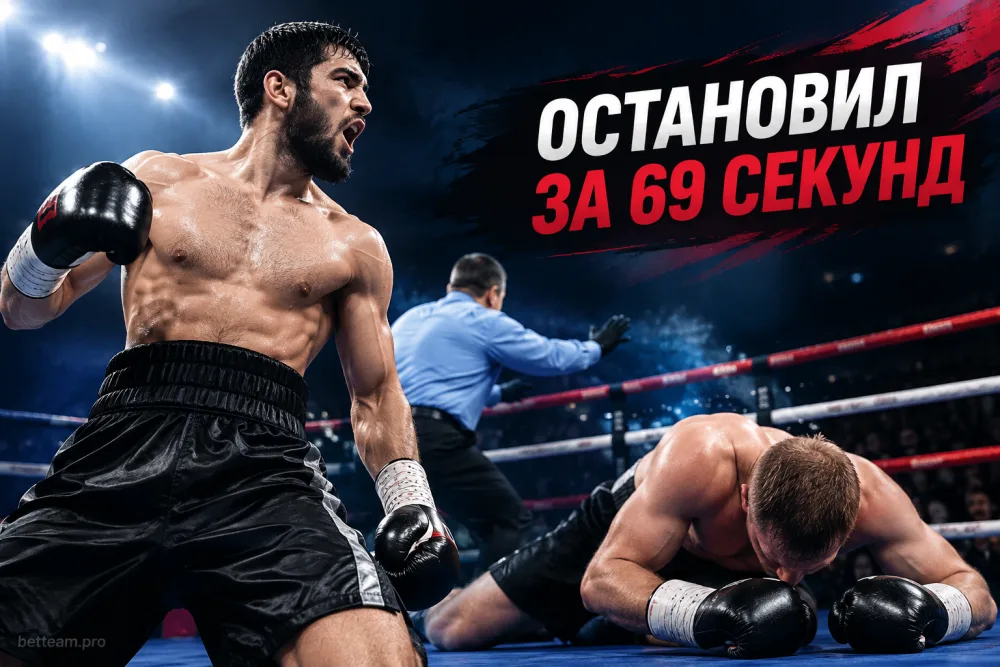 Имам Хатаев остановил Пэдрэйга Маккрори за 69 секунд