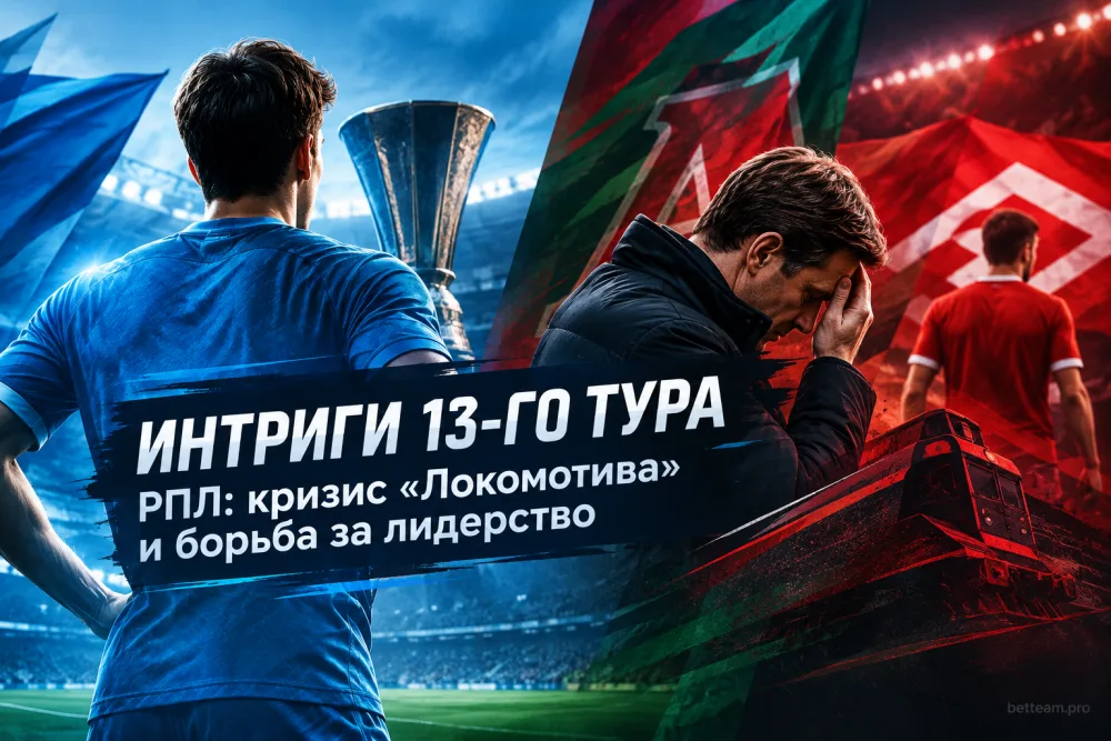 Интриги 13-го тура РПЛ: кризис «Локомотива» и борьба за лидерство