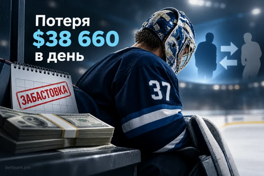 Коннор Хеллебайк теряет $38 660 в день из-за забастовки в «Виннипеге»