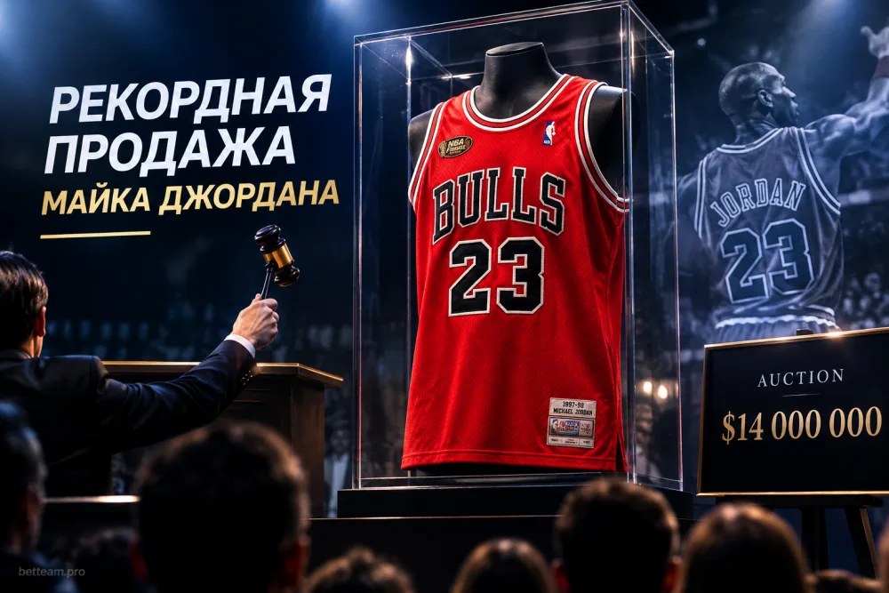 Майка Майкла Джордана с финала НБА продана за рекордные $14 млн