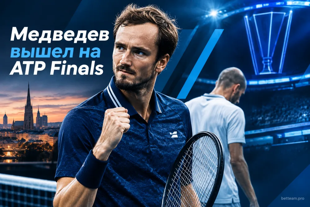 Медведев обыграл Маннарино и досрочно вышел на ATP Finals