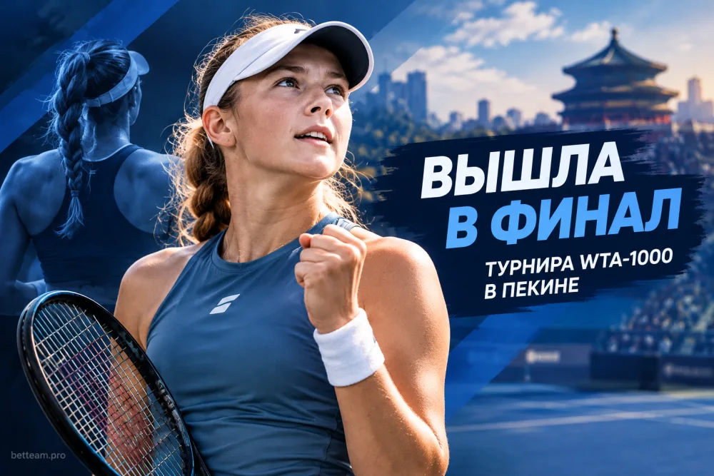 Мирра Андреева вышла в финал турнира WTA-1000 в Пекине