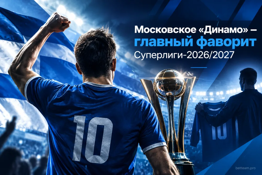 Московское «Динамо» — главный фаворит мужской Суперлиги-2026/2027