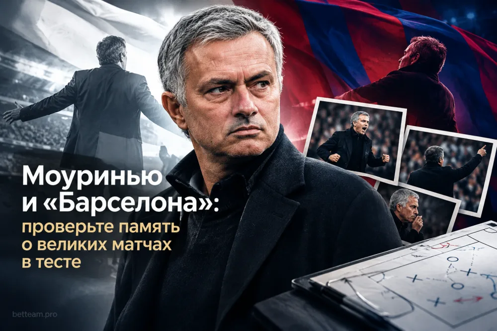 Моуринью и «Барселона»: проверьте память о великих матчах в тесте