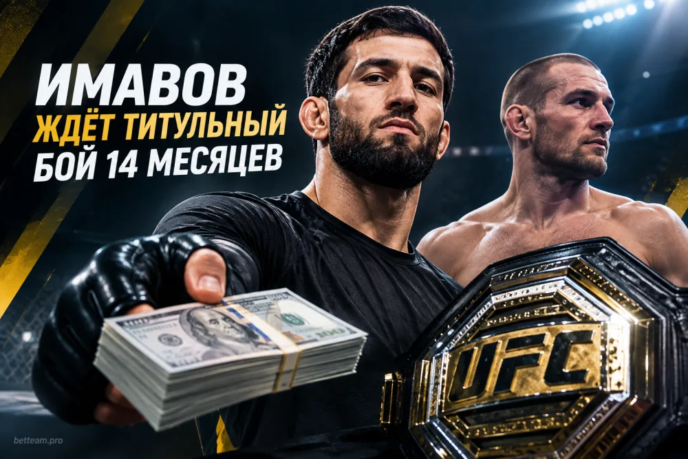 Нассурдин Имавов 14 месяцев ждёт титульный бой в UFC