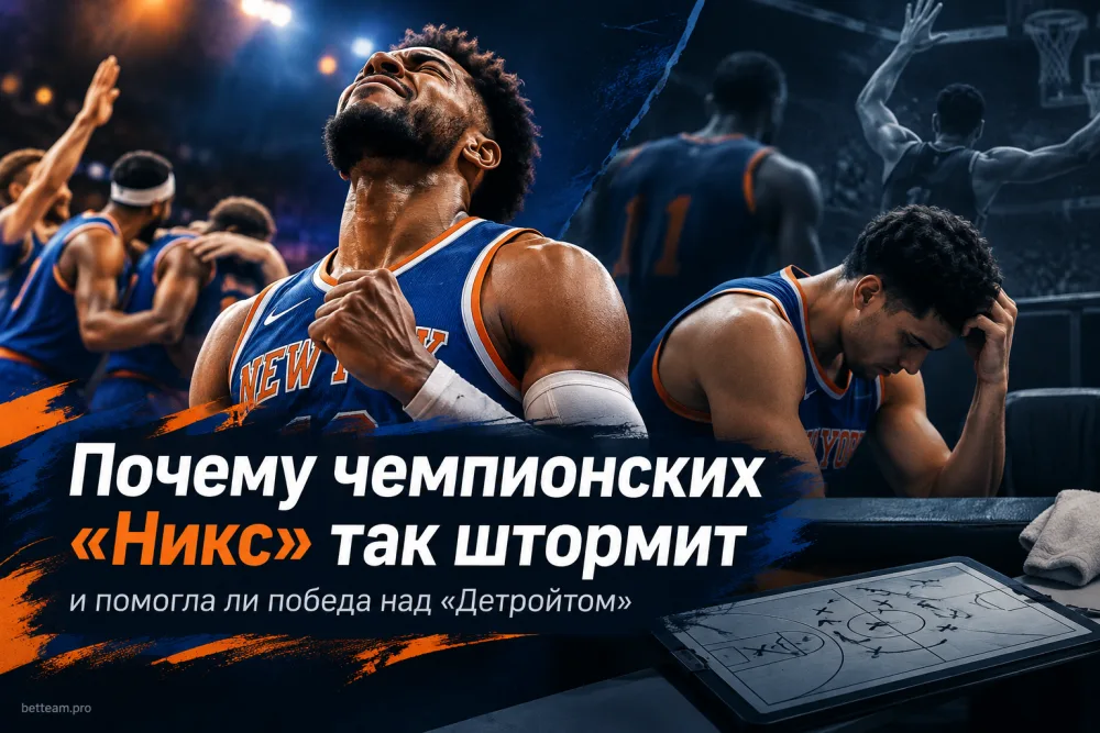 Почему чемпионских «Никс» так штормит и помогла ли победа над «Детройтом»