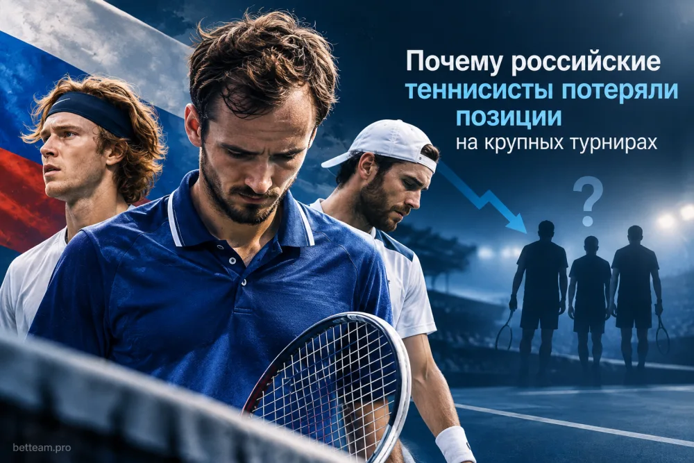 Почему российские теннисисты потеряли позиции на крупных турнирах