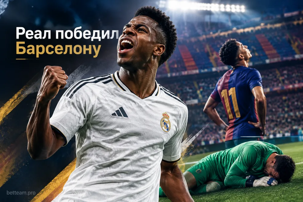 «Реал» обыграл «Барселону» в «класико» на «Камп Ноу»