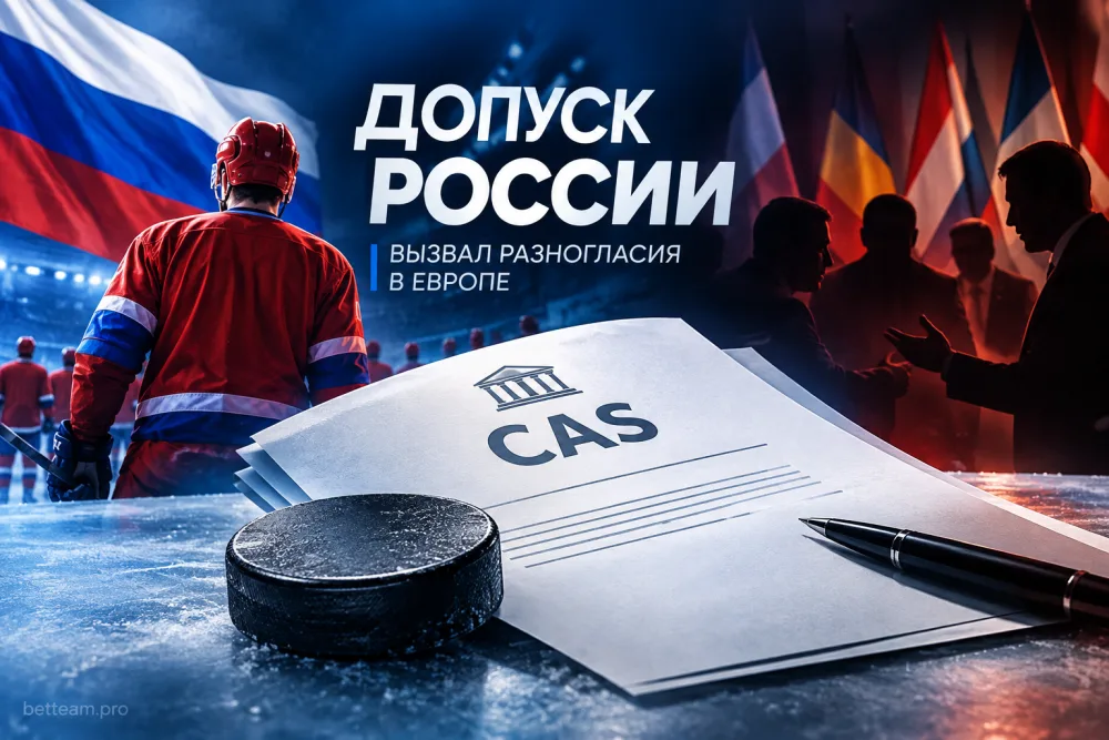 Решение CAS о допуске России вызвало разногласия в хоккейной Европе