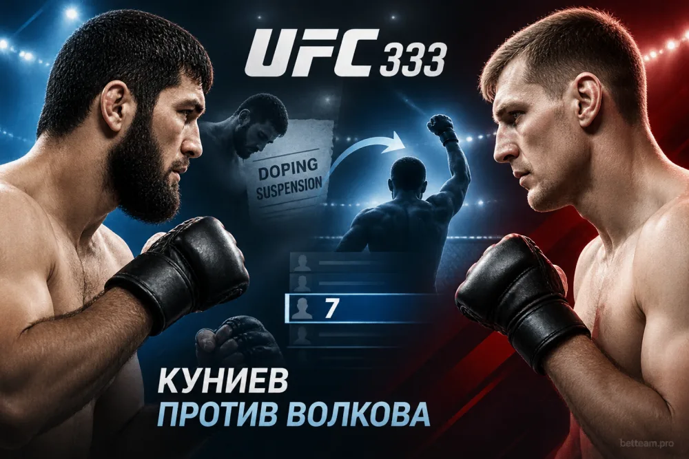 Ризван Куниев встретится с Александром Волковым на UFC 333