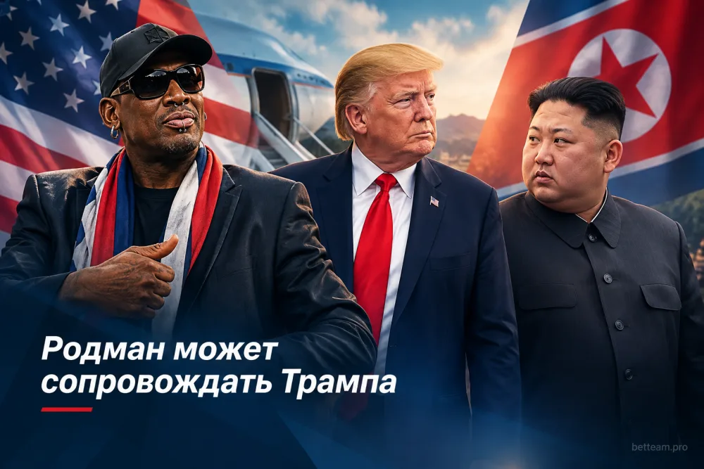 Родман может сопровождать Трампа на фоне планов встречи с Ким Чен Ыном