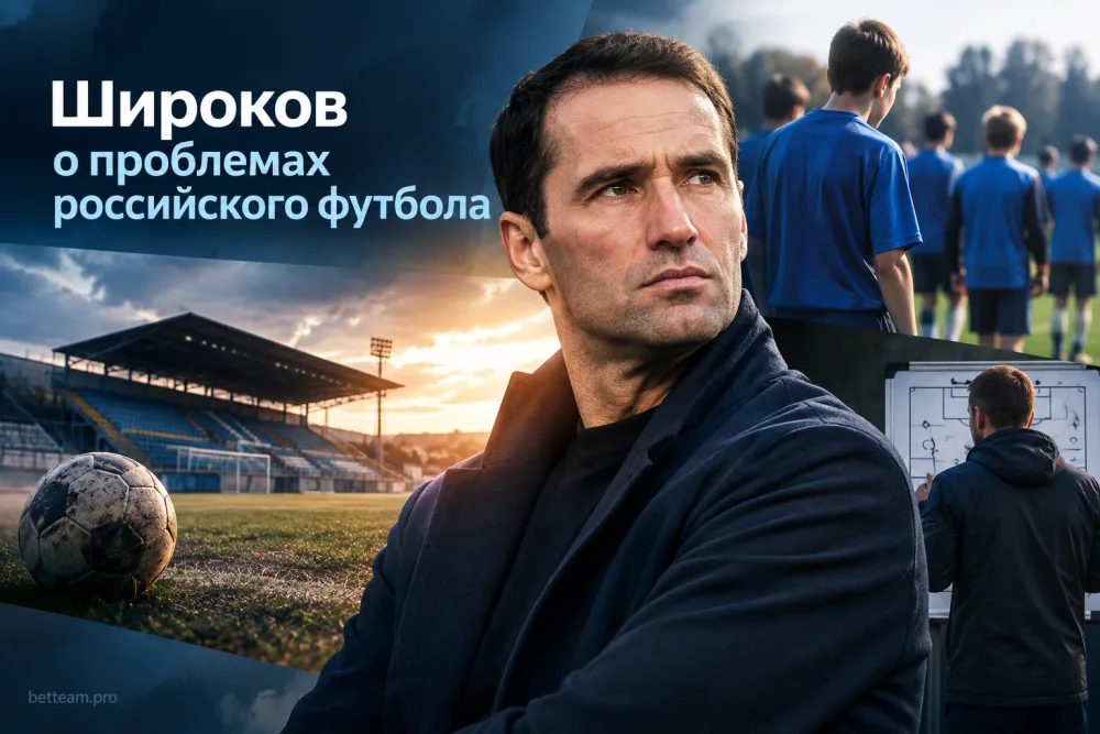 Роман Широков назвал главные проблемы российского футбола