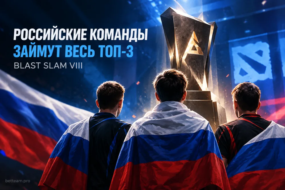 Российские команды займут весь топ-3 BLAST SLAM VIII