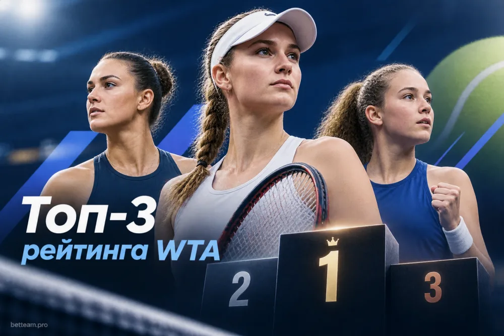 Рыбакина, Соболенко и Андреева заняли первые три места в рейтинге WTA
